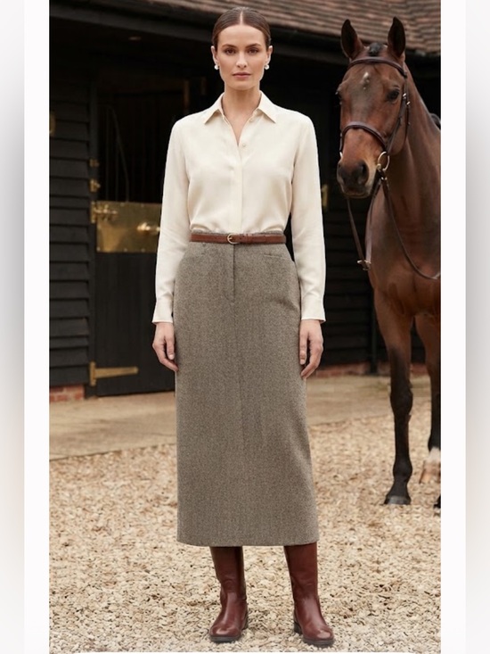 Lauren Ralph Lauren Dresses & Skirts - NWOT Vintage Lauren Ralph Lauren 100% Wool Midi Skirt